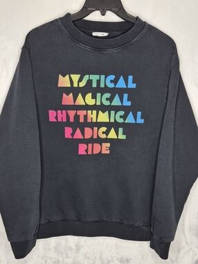Jason Mraz Organic Sound Black Graphic Sweatshirt M